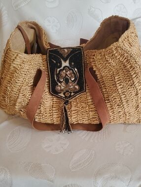 Sundance Raffia Tote